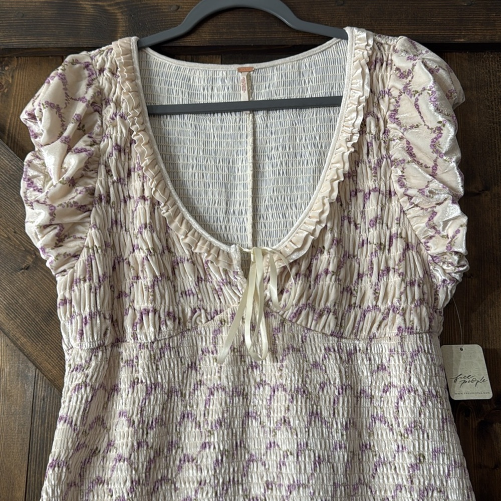 FREE PEOPLE McKenna Velvet Midi Dress - Picture 6 of 12